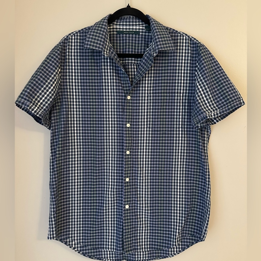 Perry Ellis Plaid Button Down